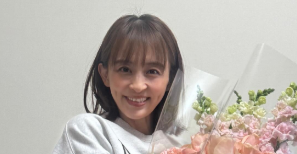 「美しすぎる元体操選手」田中理恵、感動の花束ショットにファンもうっとり！