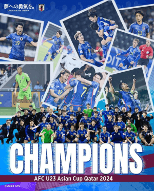 U-23日本代表がアジア制覇！大陸王者としてパリ五輪に挑む