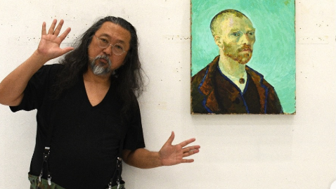 村上隆が描く“心が恋に落ちる瞬間”とは？ ゴッホと広重を巡る最新展に世界が注目！