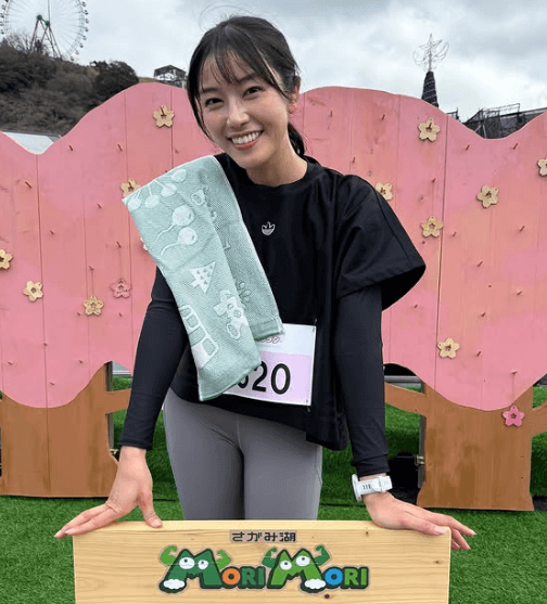 「いつも可愛い笑顔をありがとう」美女ランナー、さがみ湖さくらランで見せた“スマイル・モリモリショット“がキュートだと話題に