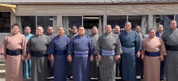 「また会える日を楽しみに」武蔵川部屋、東大阪での稽古滞在終了に感謝と別れのメッセージ