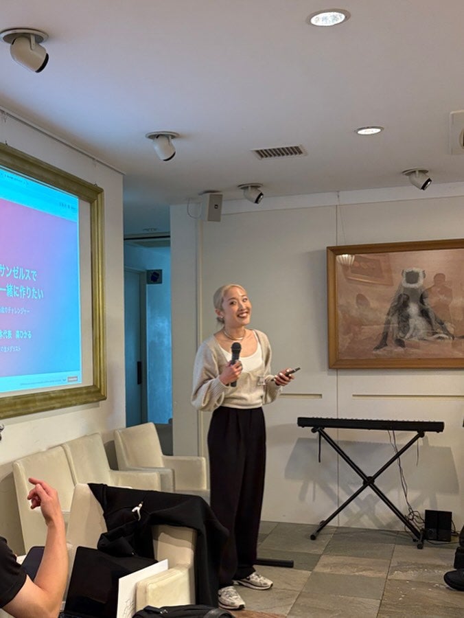 トランポリン日本代表・森ひかる、アスリートピッチでスピーチ「ピンチをチャンスに」