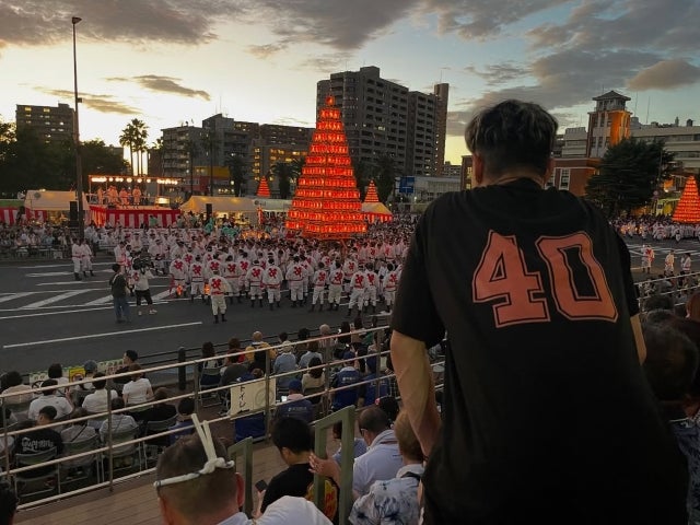 元ラグビー日本代表山田章仁「ヤシの木と山笠と俺」背番号40が見守る“祇園の夏景色”
