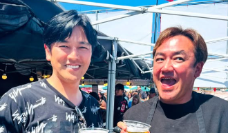 要潤、LAの“OCフェア”で日本食を満喫　「来年はうどん屋さんやりたい！」