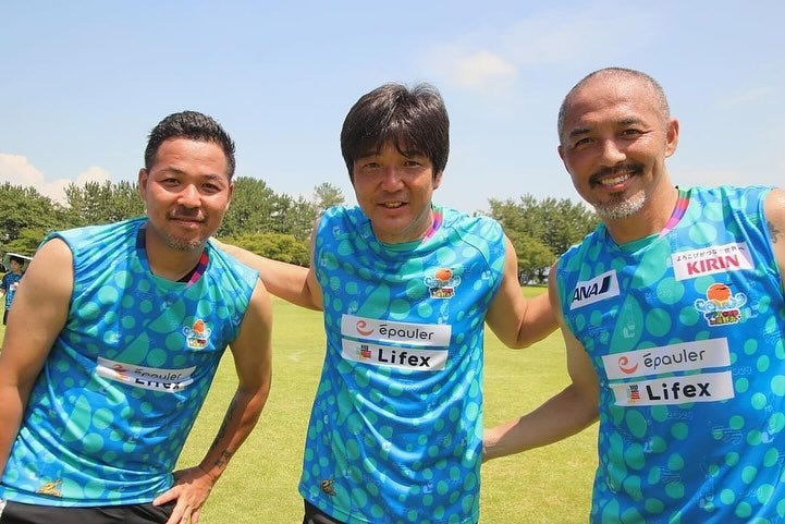 フットサル大会に出場した小野伸二 元日本代表の旧友とも再会！