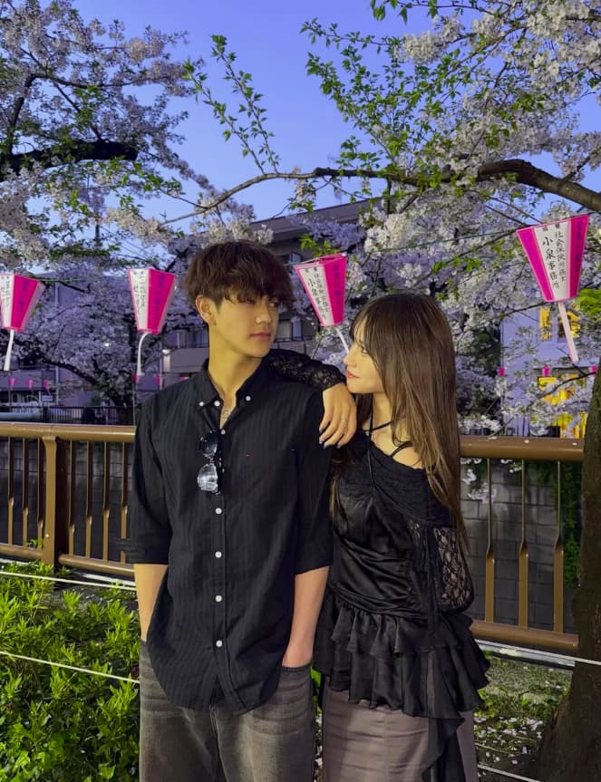 榊原樹里「ゆーさんと桜見に行った」と楽しそうな2ショットを投稿