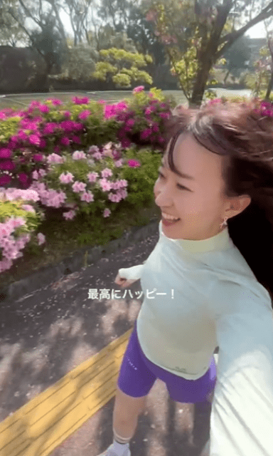 「朝ランだいすき！」日本一走るアナ・長谷川朋加の快走朝ランムービーが爽やかすぎる！