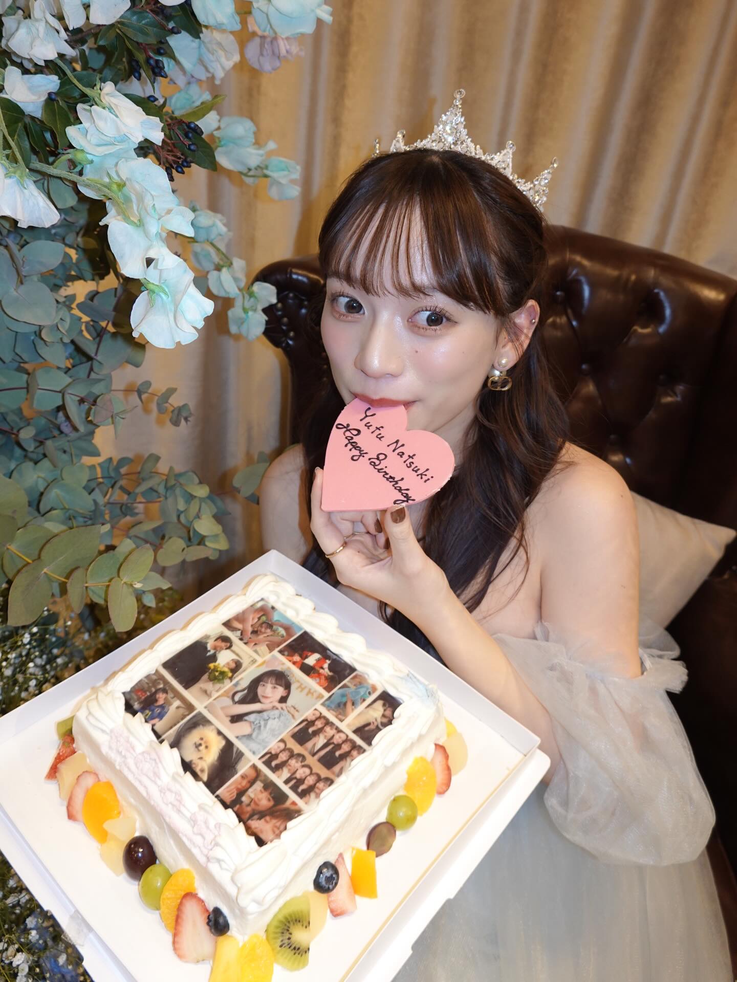 ティアラ姿が尊すぎる　由布菜月の初バースデーイベントに反響