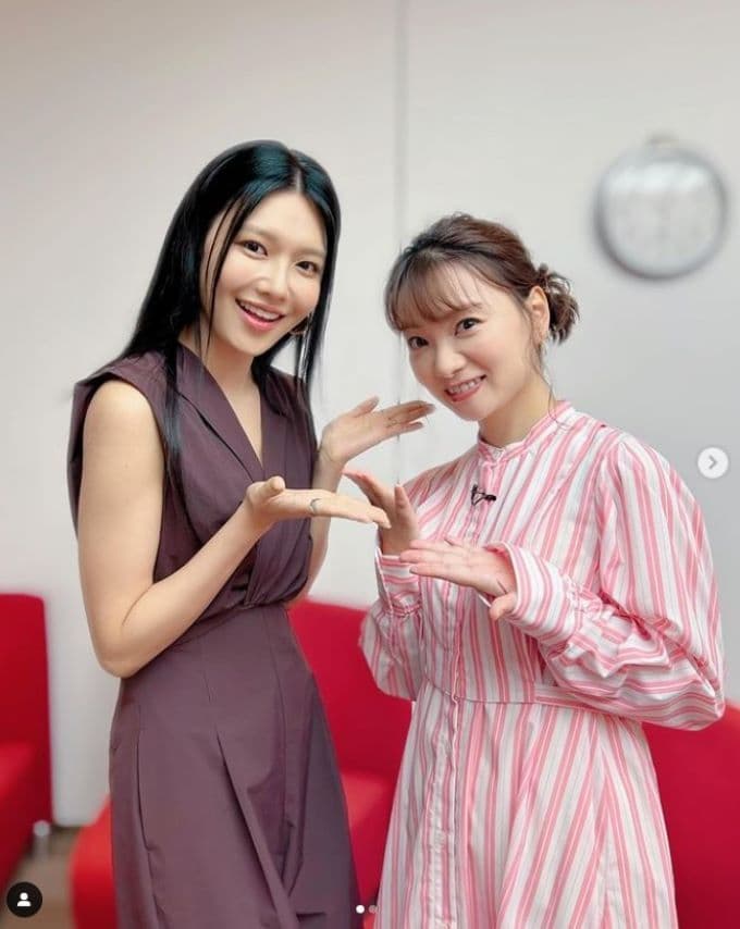 元モー娘。保田圭が少女時代・スヨンとの2ショットを披露「二人とも、笑顔がステキです」