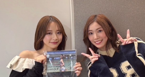 松井珠理奈、森香澄との2ショットに反響「可愛い女の子に癒される」