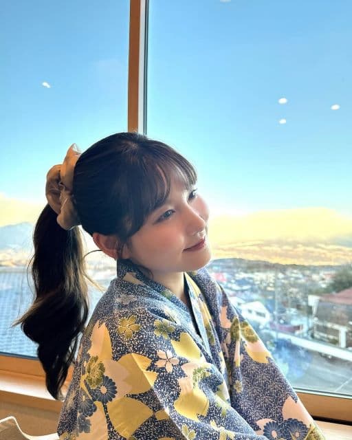 「浴衣姿の私は好きですかー？」元AKB48・谷口めぐ、ポニーテールでファンにメッセージ！