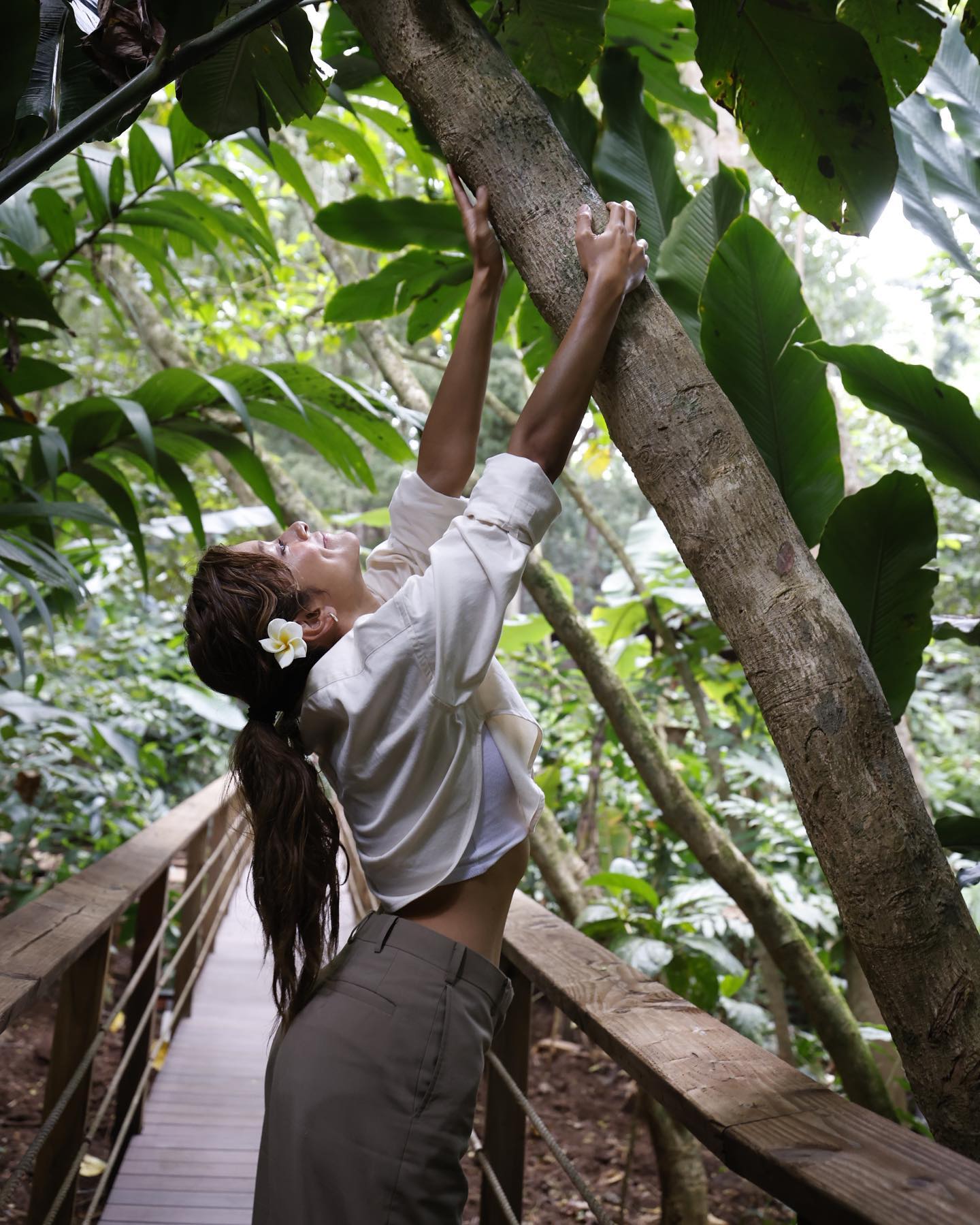 「木がすごい😍」ローラさんがマラマアンバサダーに就任🌍💕大自然の中でリラックス😌🌿