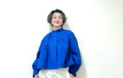 「春の装いが素敵！」香坂みゆき、華やか衣装ショットに称賛の声