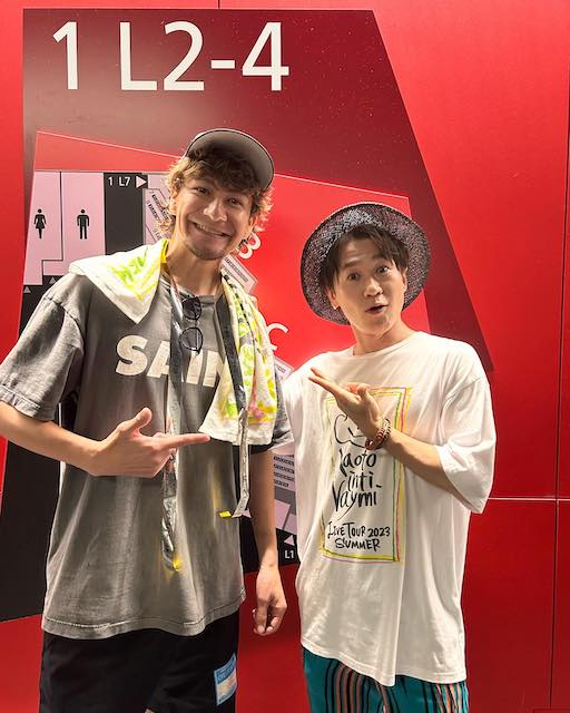 JOYがナオト・インティライミと2ショット！ツアーファイナルに駆けつける