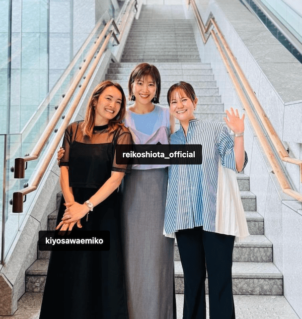 宮里藍がアスリート女子会開催で「大好きなお二人と弾丸トーク笑」