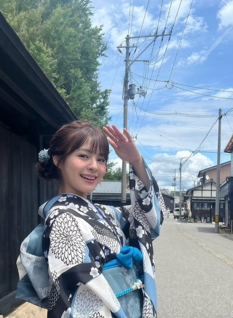 「浴衣姿めっちゃ可愛い」元NGT48・本間日陽、村上お茶めぐりバスツアー開催を笑顔で宣言