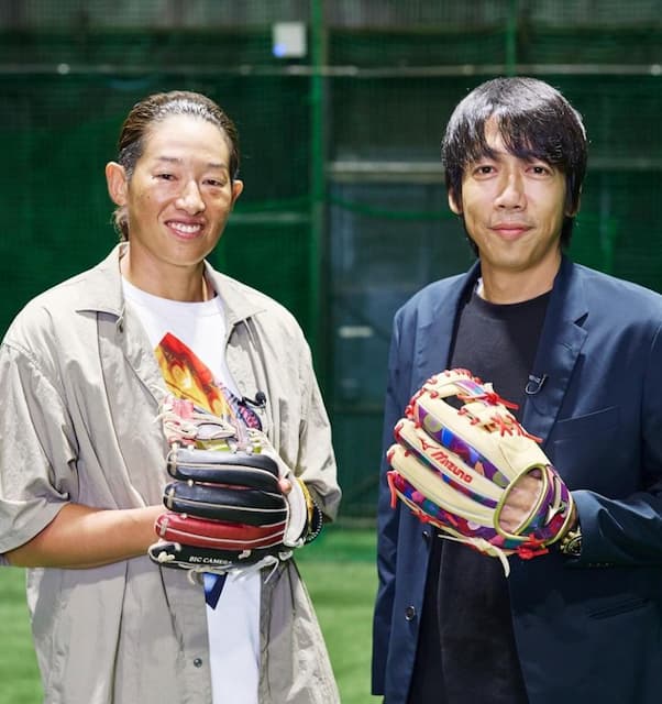 中村憲剛　【思考のパス交換】「正直すごい」ソフトボール上野由岐子とキャッチボール🥎