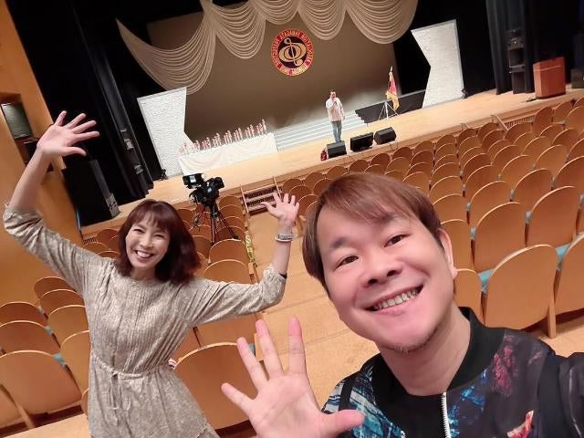 大林素子、響ホールでリハーサル「明日は『会津の風、前を向いて』メドレーを歌わせて頂きます」