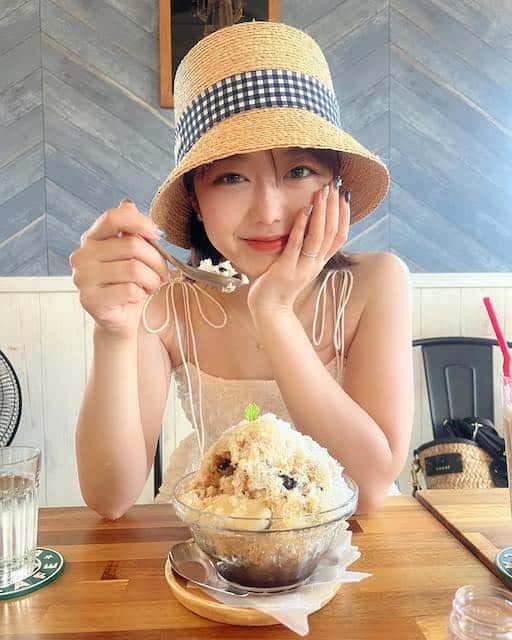 峯岸みなみが沖縄旅行を満喫🌺🍹