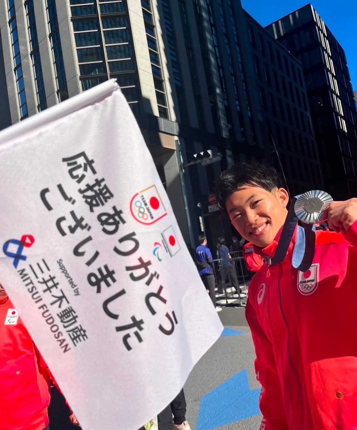 玉井陸斗が"パリ2024オリンピック・パラリンピックTEAM JAPAN 応援感謝"イベントに参加！