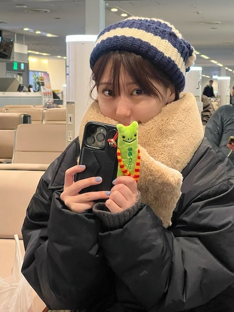 いざ、雪国へ！田中美久の空港での写真が話題に
