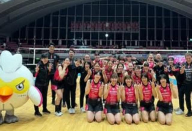 女子バレー・ヴィクトリーナ姫路　佐々木千紘、23勝目達成！「次の試合に向けて良い準備」