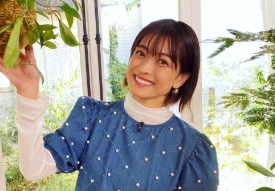 「春に向けた観葉植物の選び方とは？」乙葉が番組オフショットを公開