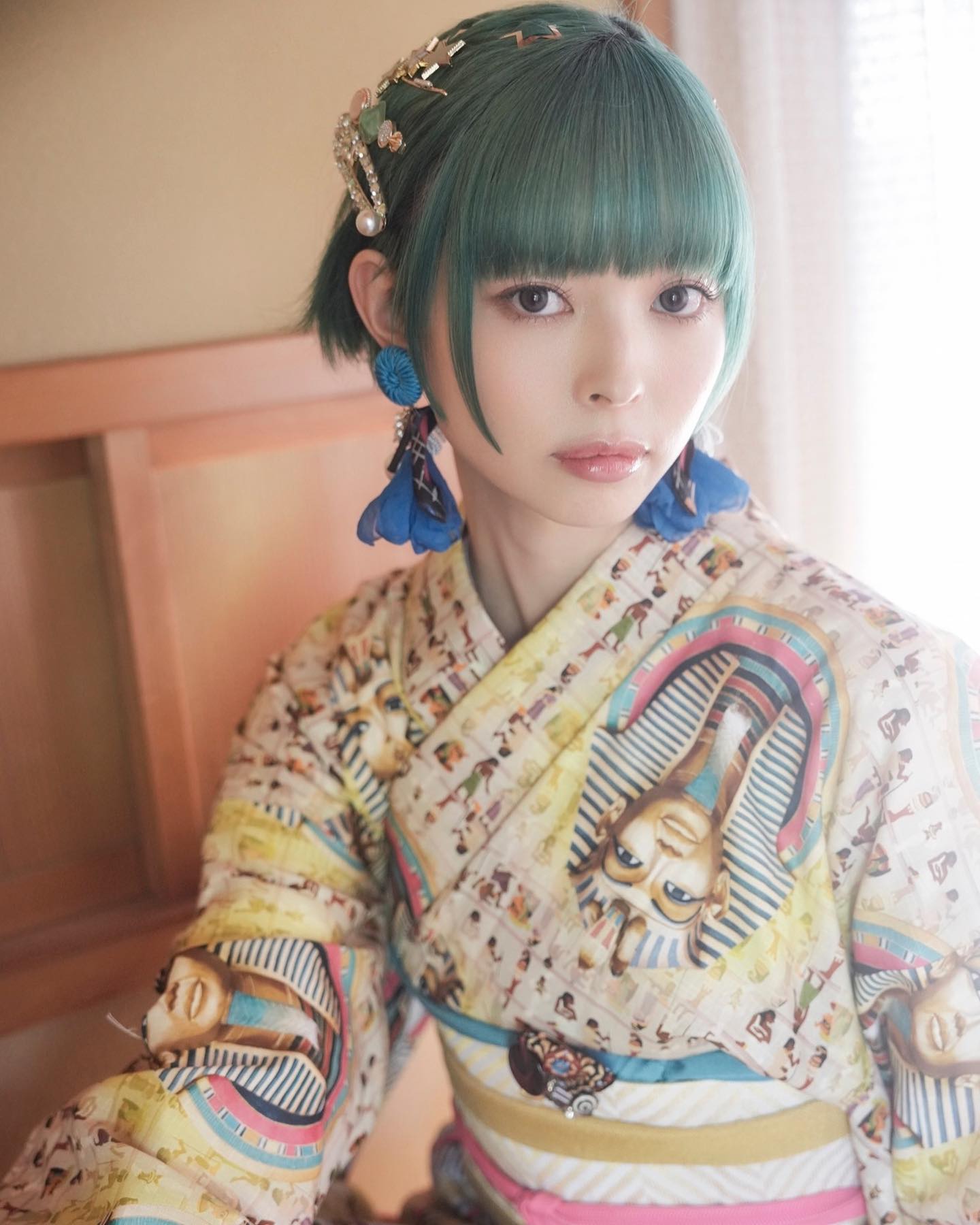 「この浴衣の柄すごくない？笑」最上もがの着る浴衣👘は衝撃の