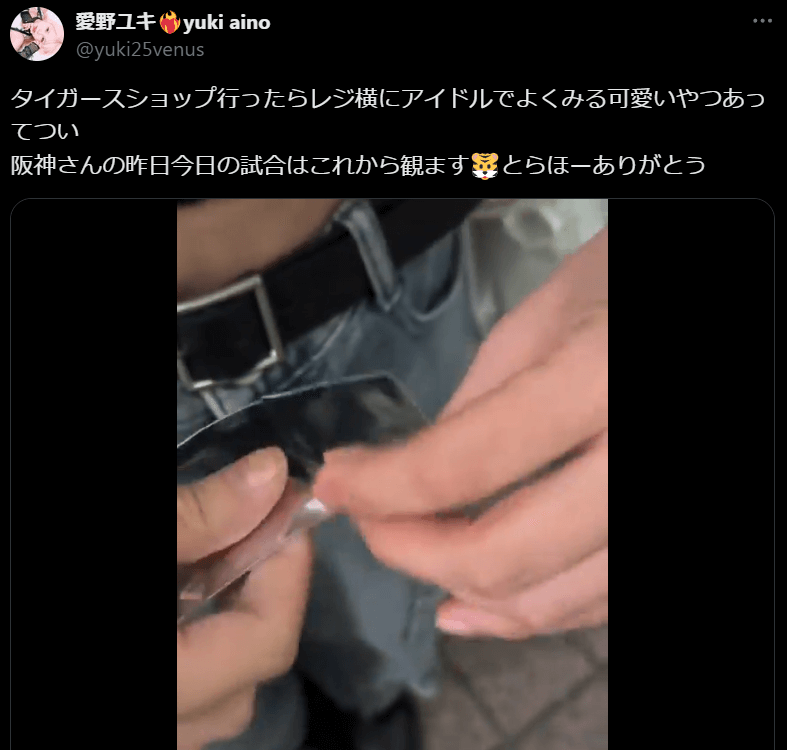 東京女子プロレス 愛野ユキ、阪神タイガースショップで思わず「アイドルグッズ」を購入！