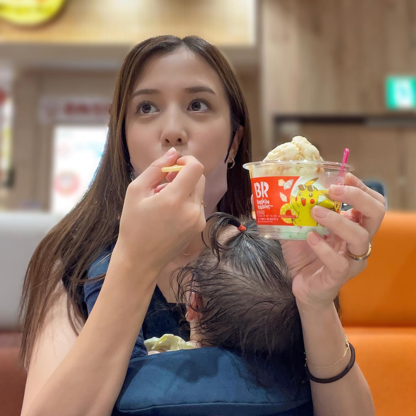 丸高愛実さんがある悲劇に遭遇😱「アイスがあああぁぁああ」