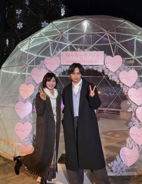 milet 「知らないカノジョ」コラボの映えスポットの点灯式に超人気アイドルと参加！