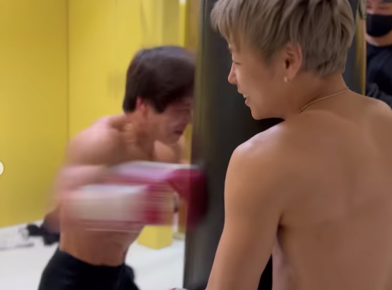 🥊武尊、ぷろたんと共に汗を流すトレーニング🔥