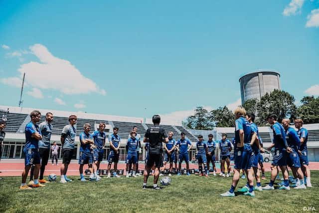 ⚽️Jリーグ公式が明日のペルー戦に向けた選手たちの様子を公開🔥