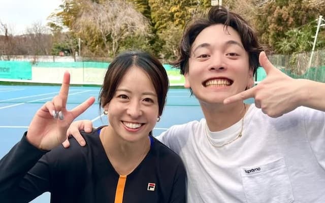 園田彩乃、第2回あの人気アーティストのテニス特訓！『成長しすぎてびっくり』