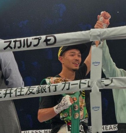 上原浩治が同じ事務所のボクサー「中谷潤人」の試合を生観戦！