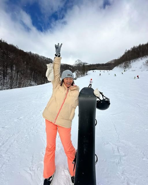 田中律子が「20数年ぶりのスノボ」へ！弾ける