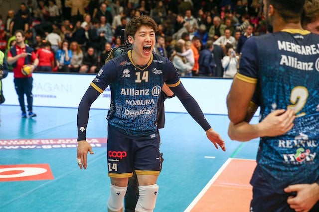 石川祐希が両チーム最多得点記録でベスト4進出に貢献