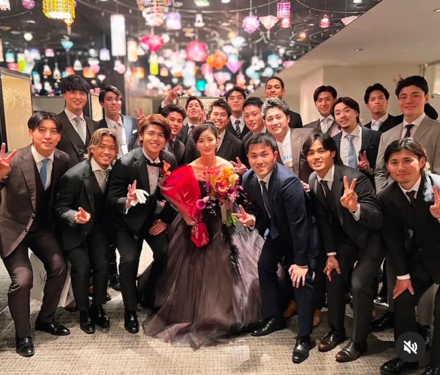 日本ハム・清水優心の結婚式にチームメイトが集結！！