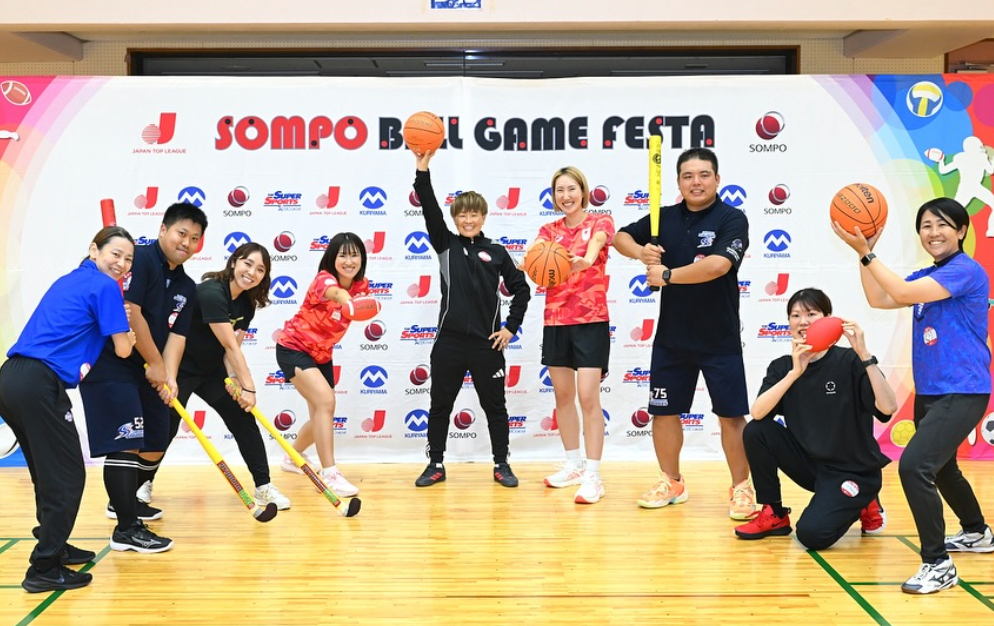 フィールドホッケー・狐塚美樹、ボールゲームフェスタでキッズに笑顔と熱血指導！ひたちなかで交流