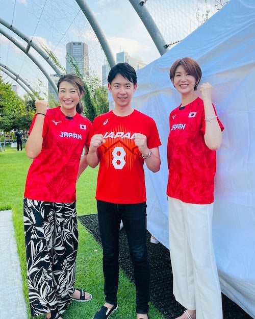 バレーボール日本代表応援イベントに栗原恵が出演❗️❗️😆