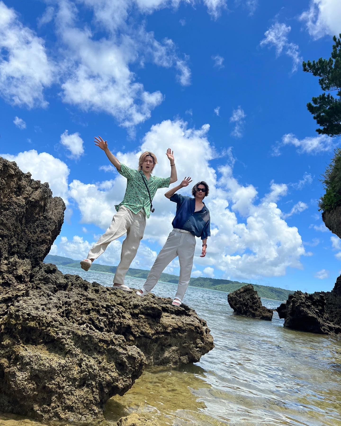 Hey!Say!JUMPが沖縄での満喫写真をアップ📸