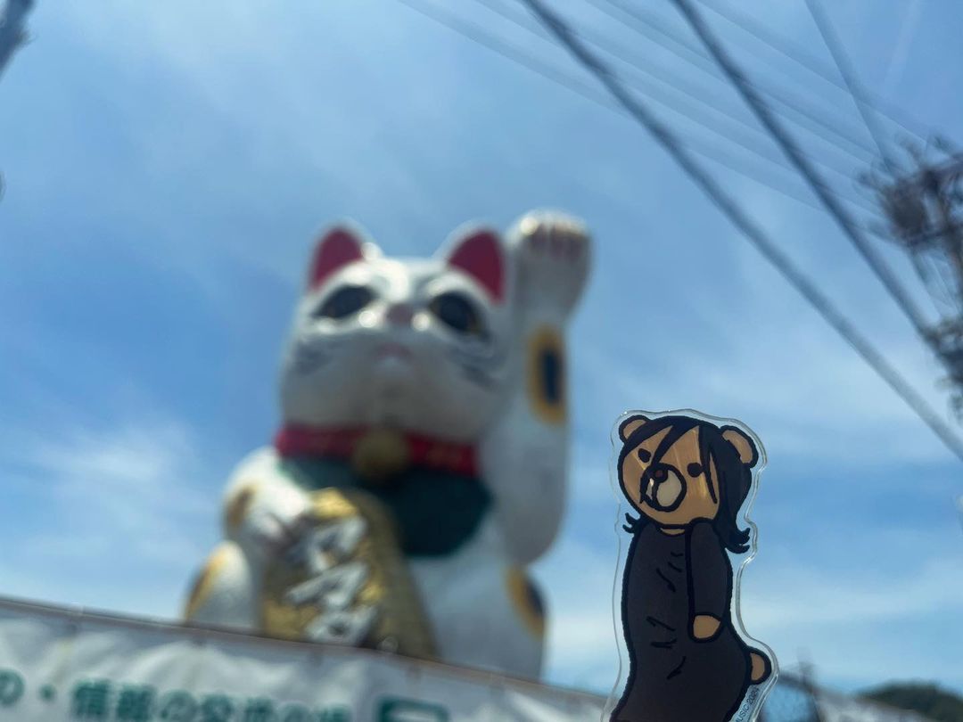 宇多田ヒカル　招き猫とくま子の夏の一瞬