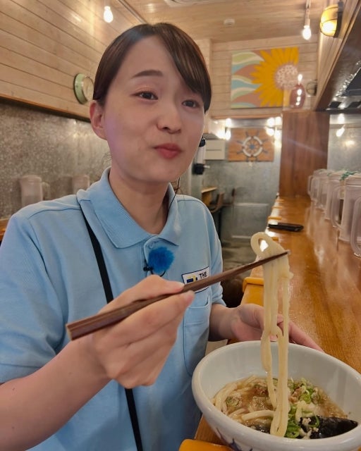 TBSアナウンサー篠原梨菜、飯田橋の名店で「なす揚げ浸し&鰹節ぶっかけうどん」早朝グルメで夏の暑さを吹き飛ばす