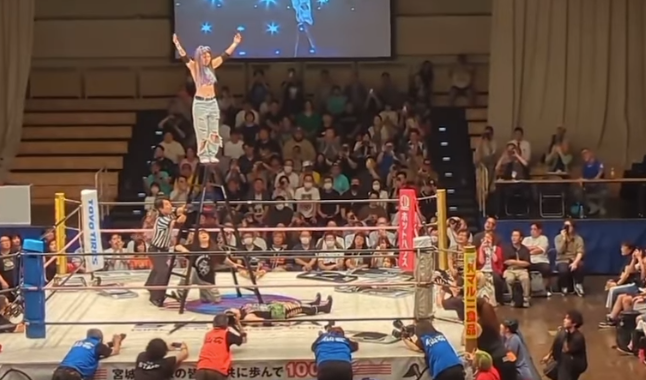 絶叫マシーンが苦手でも問題なし！？葉月がアドレナリン全開の試合動画を公開！