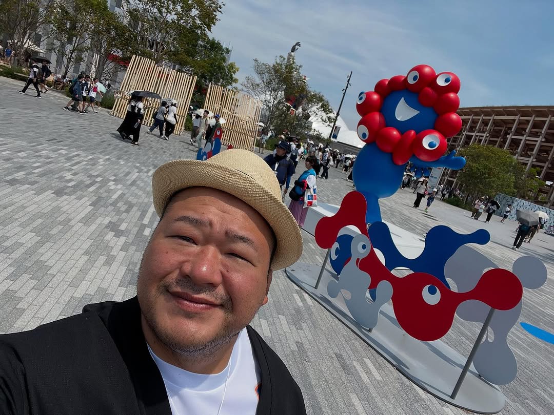 豊ノ島、万博満喫ショットが話題「規模に驚いた」と感動