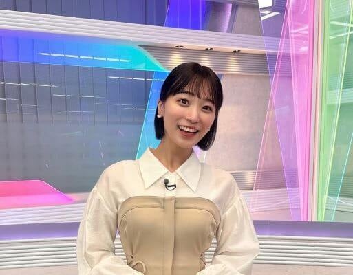 今井春花、天気スタジオの裏側で見せた自然体の笑顔