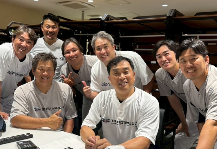 和田毅、“レジェンド大集合”の前夜祭で脚を直撃！貴重エピソード続出にファン大盛り上がり