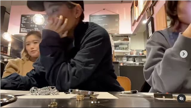 なでしこジャパンの田中美南が指輪を作成