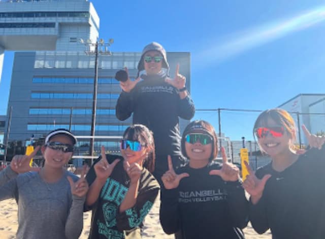 ビーチバレー「のあまゆペア」の菊地真結、『お世話になった方々に感謝』2024年の締めくくり練習