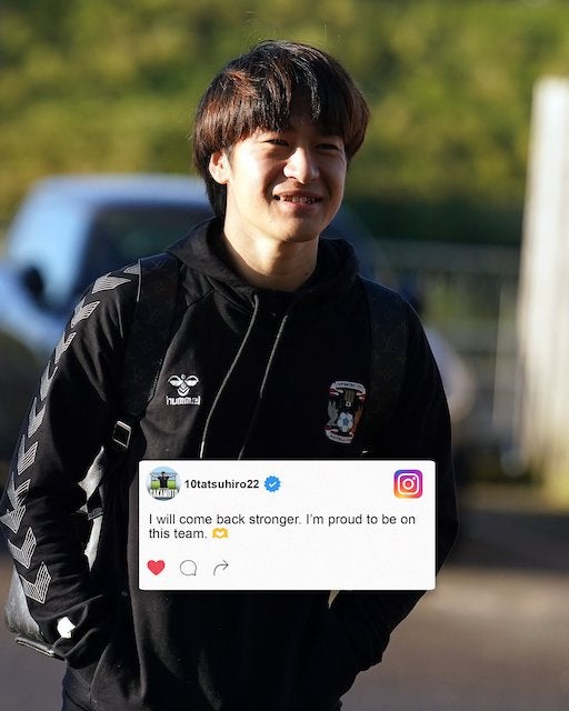 坂元達裕が怪我により今季終了⚽️チームの中心選手として活躍🏴󠁧󠁢󠁥󠁮󠁧󠁿